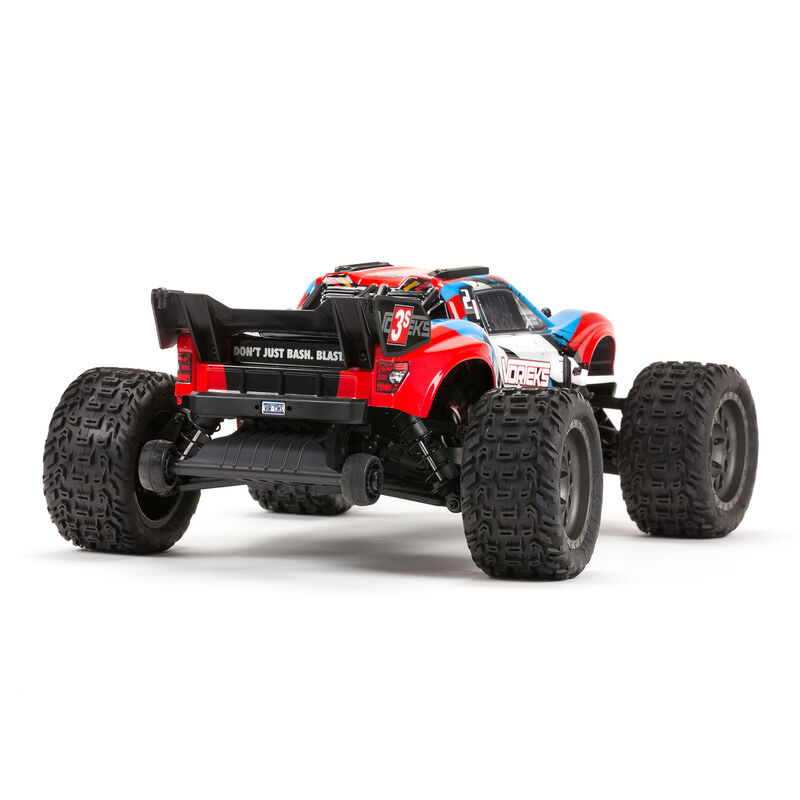 Arrma 1/10 VORTEKS 4X4 3S BLX Stadium Truck RTR, Red
